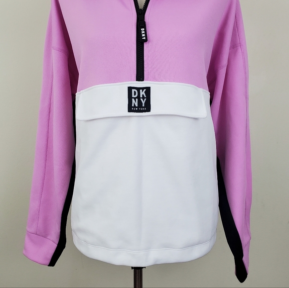 DKNY Sport Half Zip Pullover Sweatshirt - Picture 4 of 16
